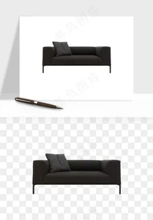 现代沙发家具png免抠