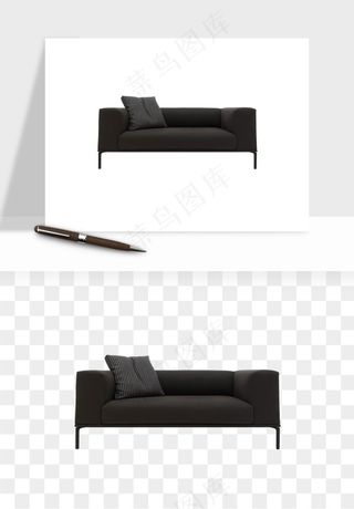 现代沙发家具png免抠