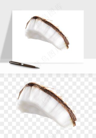 椰子椰果水果png免抠