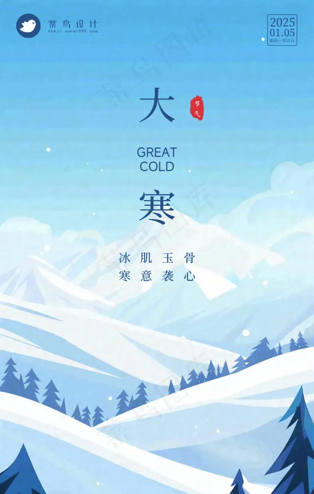 大寒手机海报