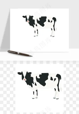 奶牛矢量