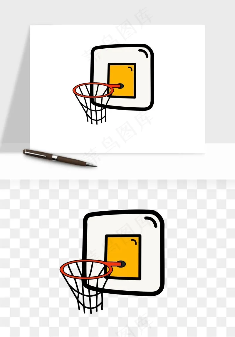 篮球篮球架png免抠