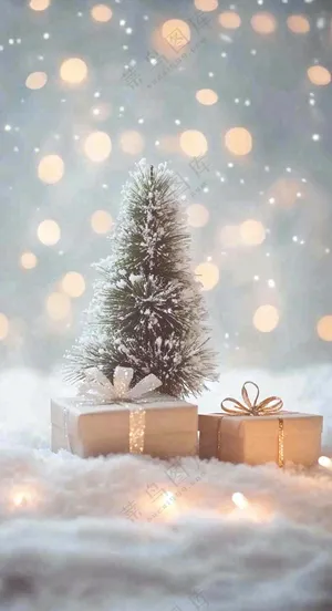 平安夜圣诞节背景