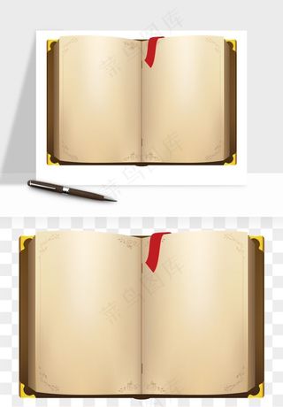 翻开书籍打开书本png免抠