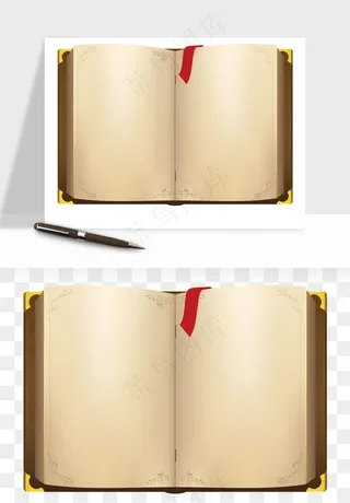 翻开书籍打开书本png免抠