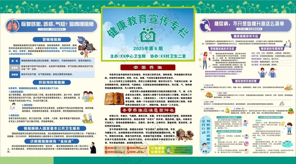 健康教育宣传栏 6期 1