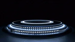 数码科技线光几何背景