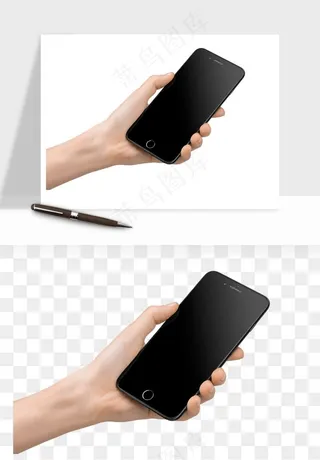 手拿手机素材png免抠