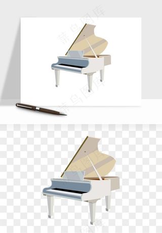 钢琴乐器琴键png免抠
