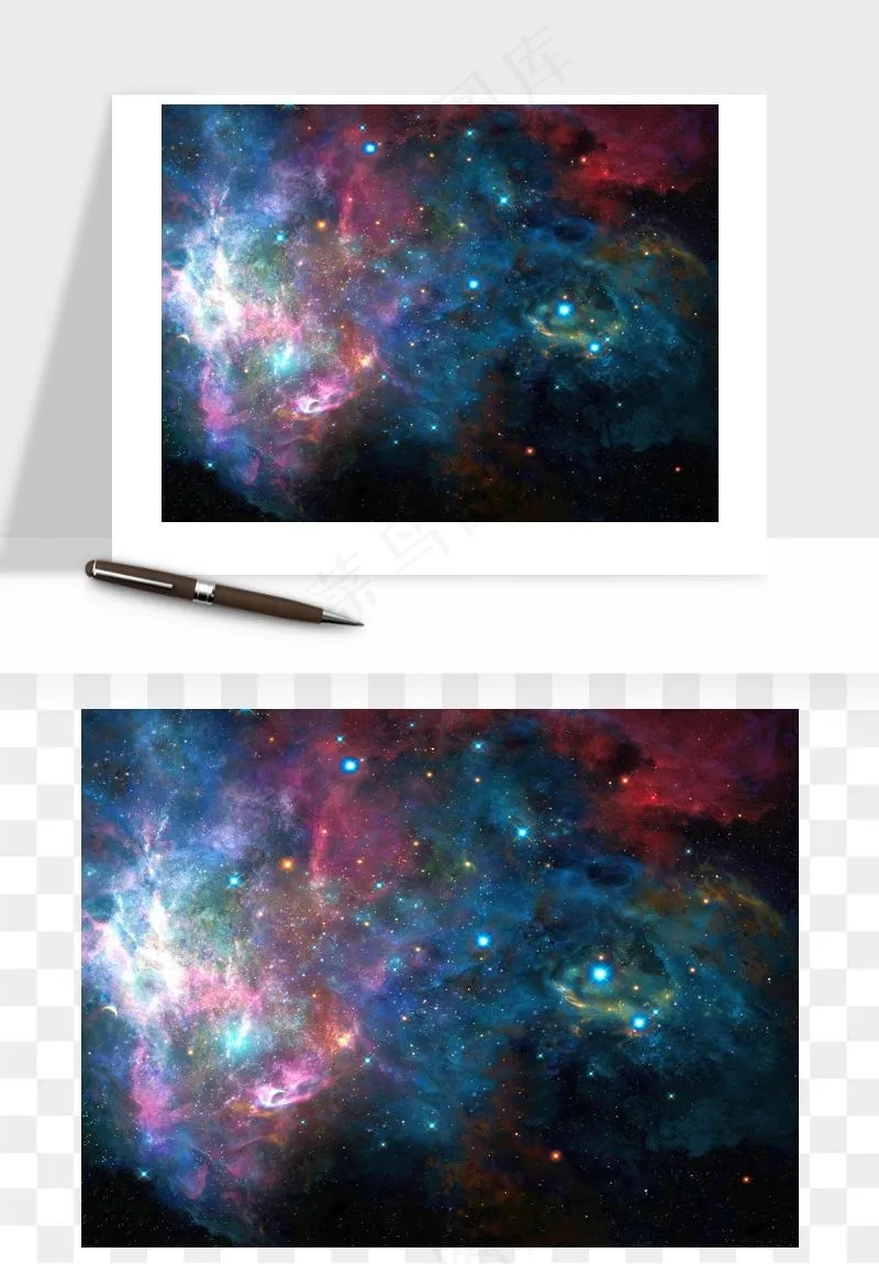 科幻星空宇宙银河系背景