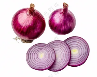 红洋葱蔬菜免抠