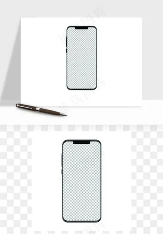 手机边框模型矢量png免抠