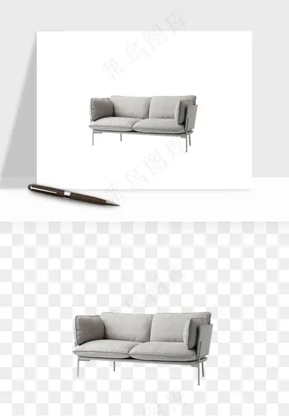 现代沙发家具png免抠