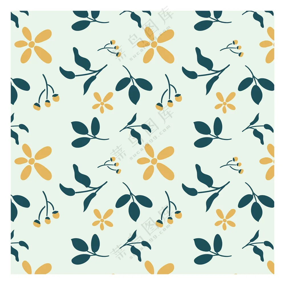 唯美清新树叶背景图片