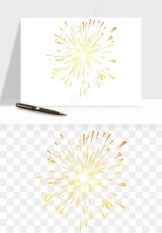 卡通烟花烟火礼花png免抠