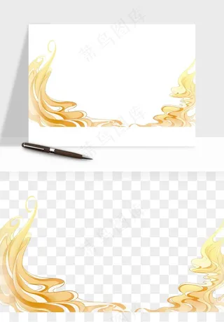 国潮祥云海浪云层云彩png免抠