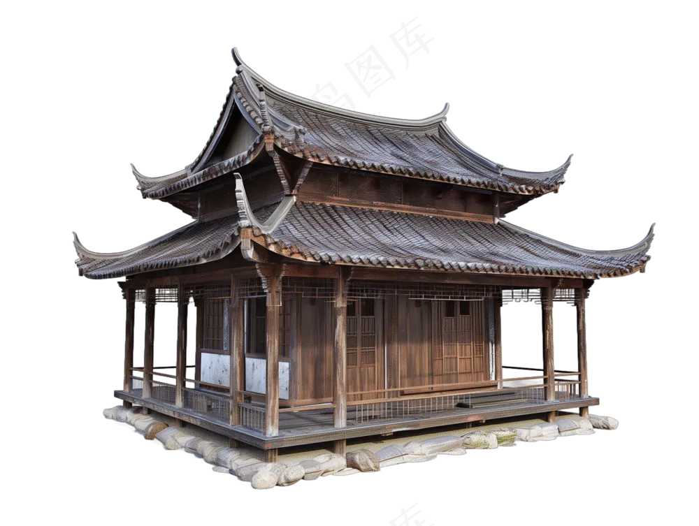 png免抠古代木构临时建筑
