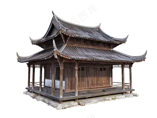 png免抠古代木构临时建筑