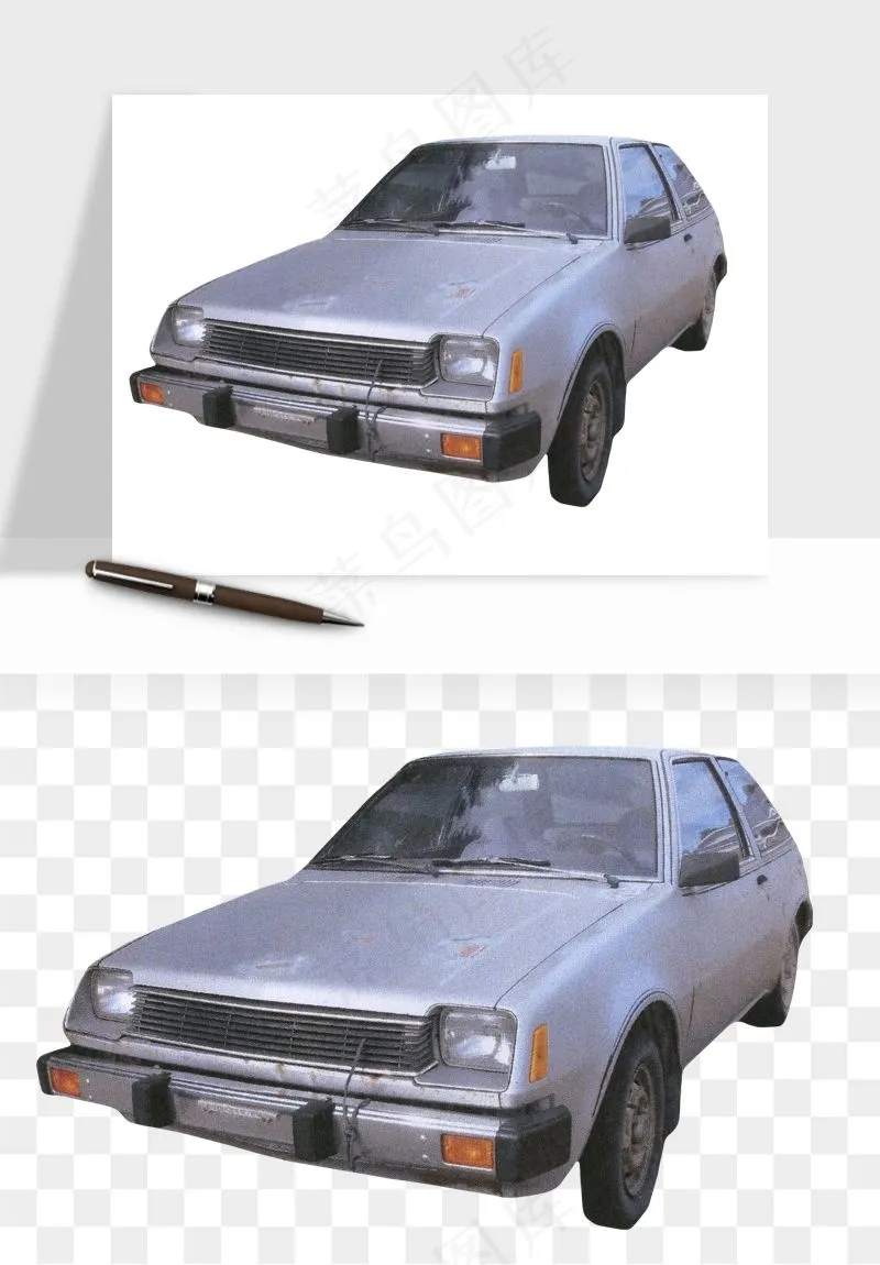 复古汽车交通工具png免抠