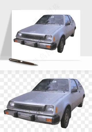 复古汽车交通工具png免抠