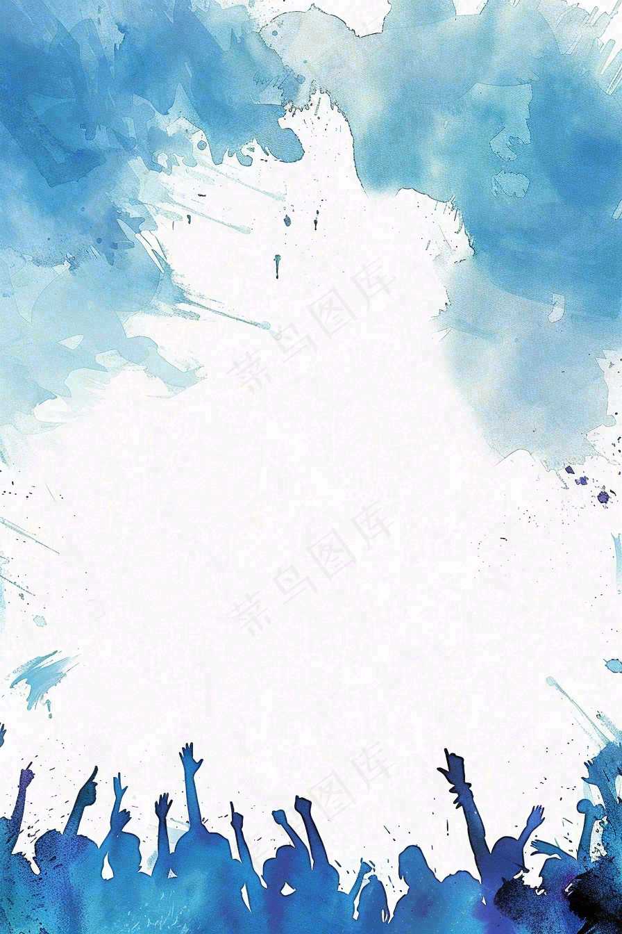 学生毕业季考试青春插画背景