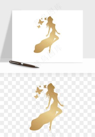 手绘女神女王妇女png免抠