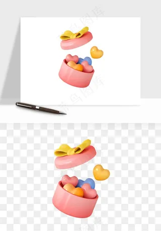 礼盒礼物png免抠