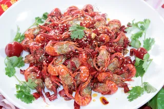 椒盐小龙虾美食图片