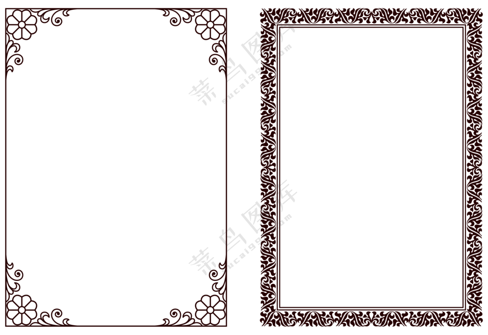 欧式花纹边框 (6)
