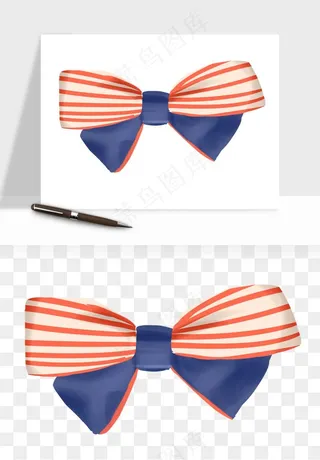 蝴蝶结西装领结png免抠