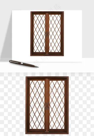 简约窗户png免抠