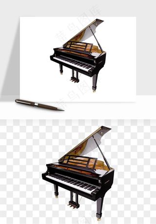 钢琴乐器琴键png免抠