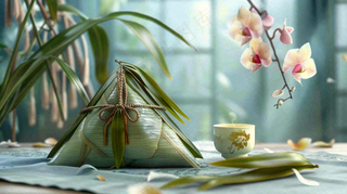 端午节粽子场景背景