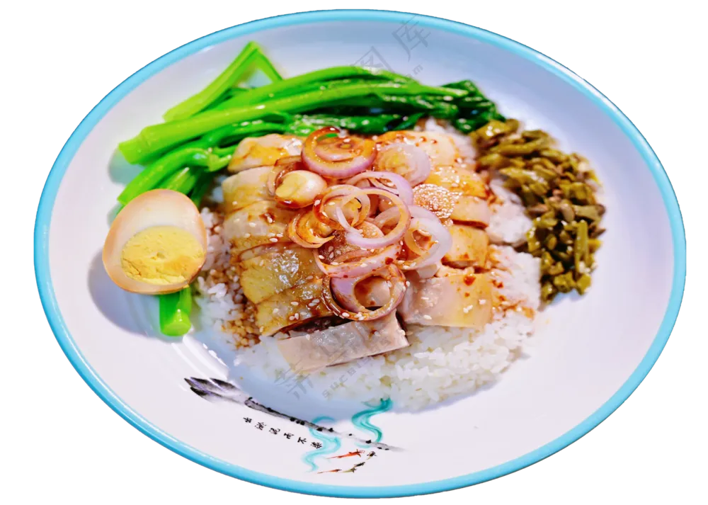 白切鸡饭图片