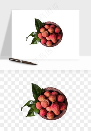 荔枝妃子笑水果png免抠