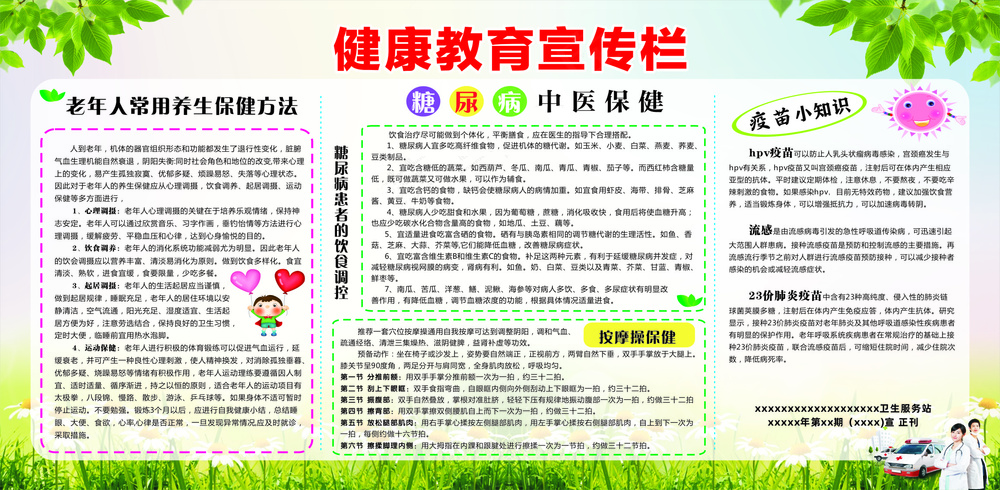健康教育宣传栏
