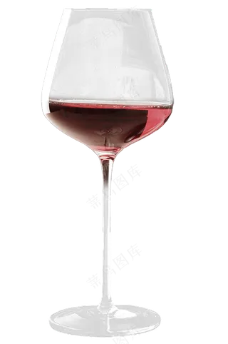 透明红酒背免抠