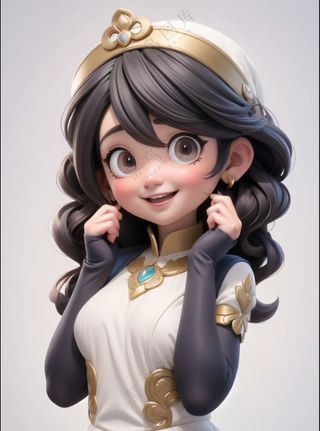 卡通可爱女孩子