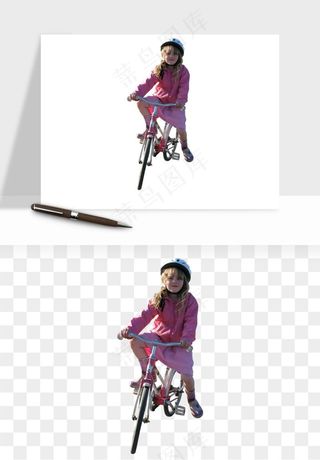 骑行人物自行车手png免抠