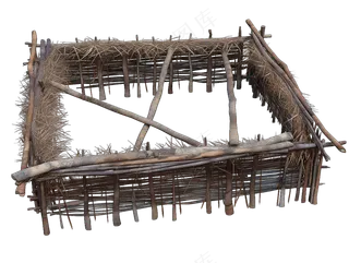 png免抠古代木构临时建筑