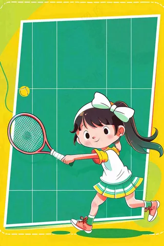 网球运动培训背景