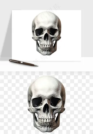 人体骨头png免抠