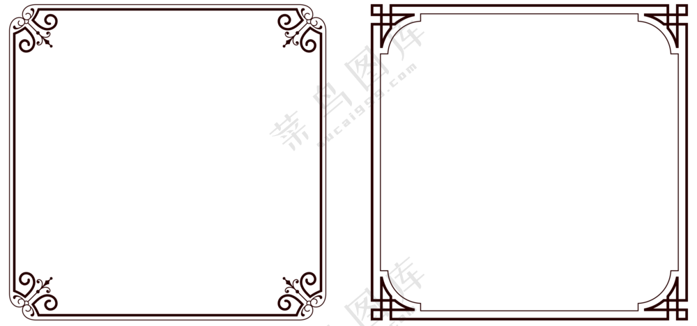 欧式花纹边框 (8)