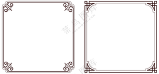 欧式花纹边框 (8)