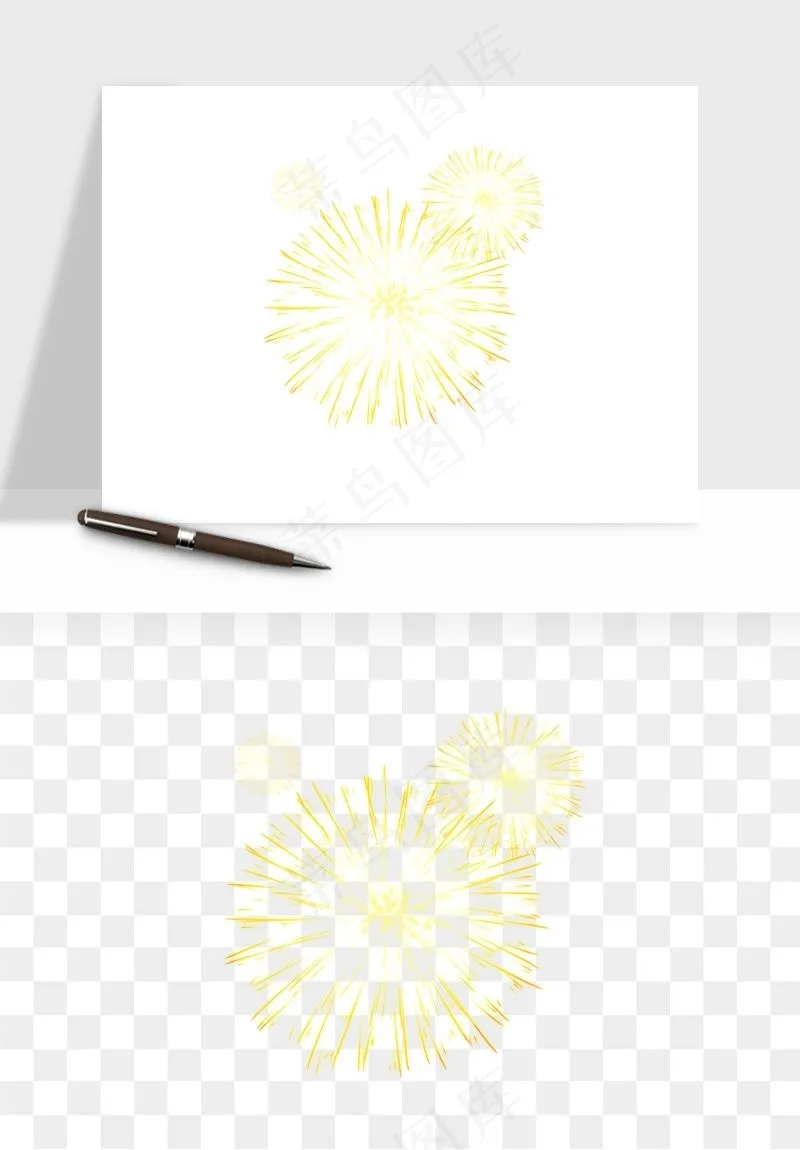 卡通烟花烟火礼花png免抠