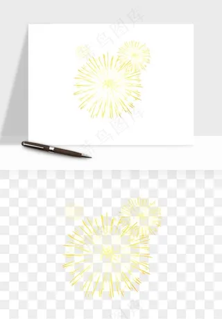 卡通烟花烟火礼花png免抠