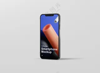 7多角度iphone12苹果手机样机多媒体UI界面APP作品展示模板