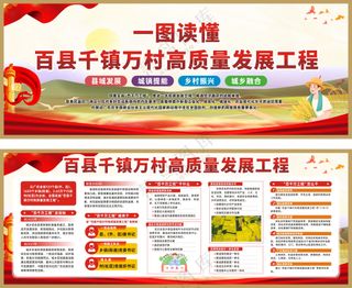 红色*百千万工程高质量发展工程