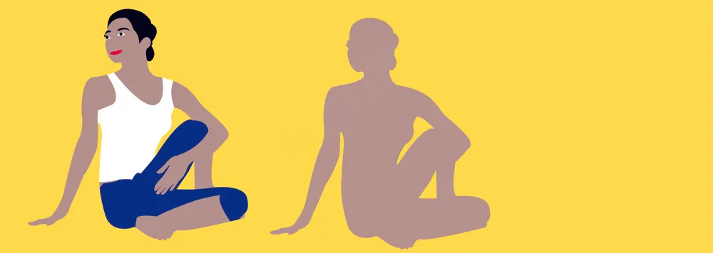 瑜伽体式 半脊柱扭转式