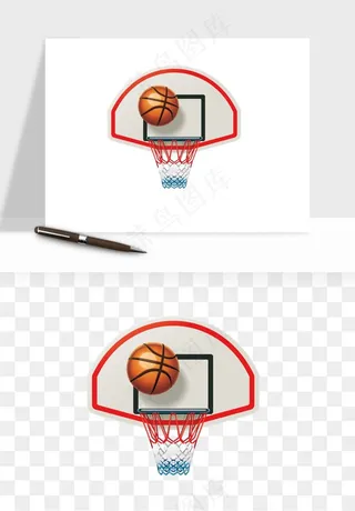 篮球篮球架png免抠